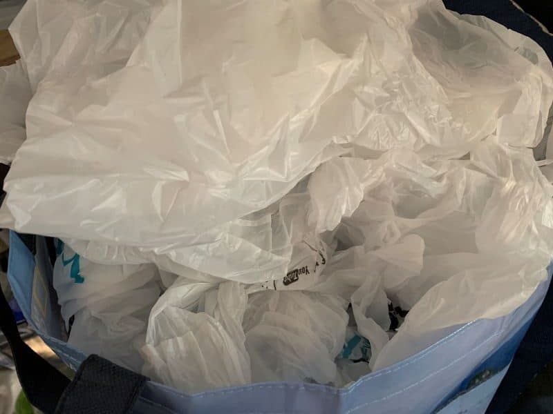 bag of plastic bags